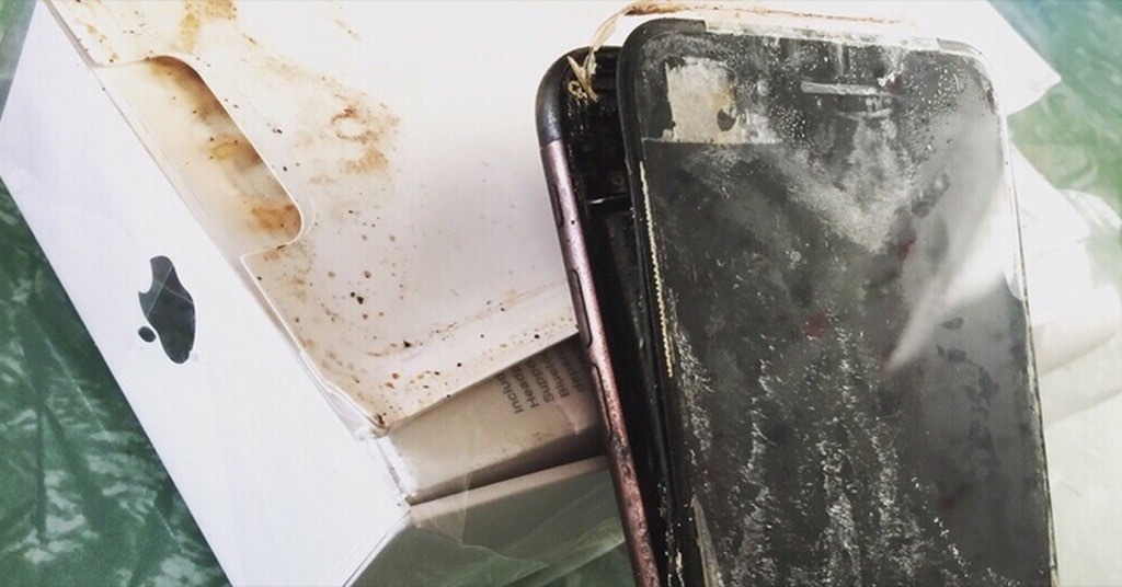 iPhone 7 爆炸讓你見獵心喜了嗎？無奈他不是放在那裡自己爆炸啊 …